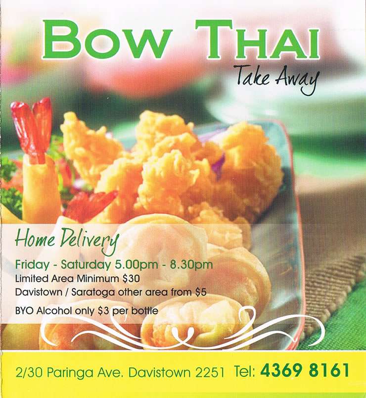 Bow Thai Davistown Central Coast - NSW | OBZ Online Business Zone