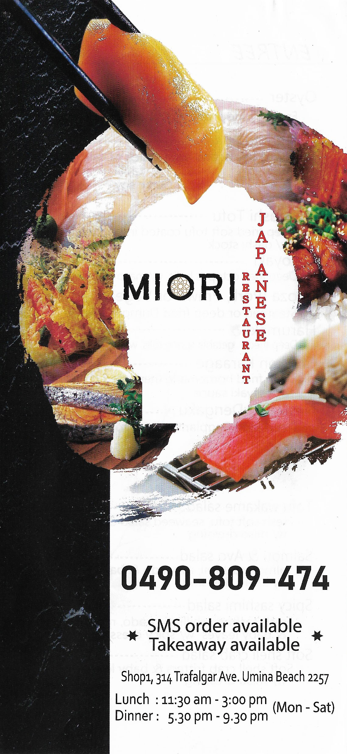 Miori Japanese Restaurant Umina Beach Central Coast - NSW | OBZ Online Business Zone
