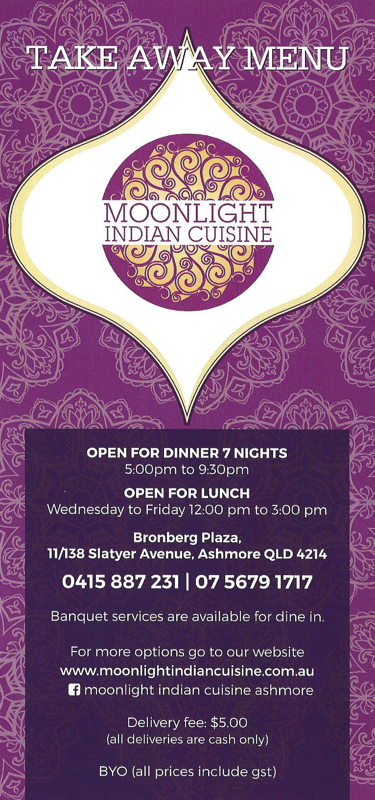 Moonlight Indian Cuisine Ashmore Gold Coast - QLD | OBZ Online Business Zone