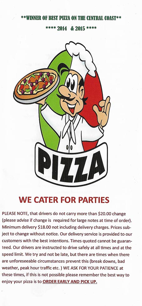 Pizza In The Pan Wyong Central Coast - NSW | OBZ Online Business Zone